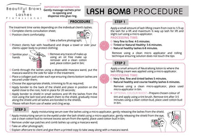 Lash & Brow Bomb - Step 2 Neutralising Cream