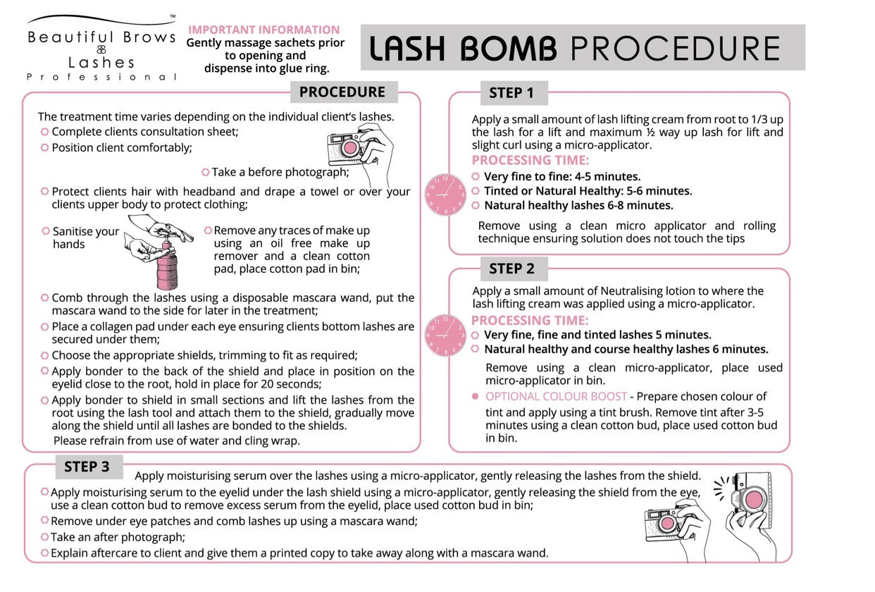 Lash & Brow Bomb - Step 1 Lifting Cream