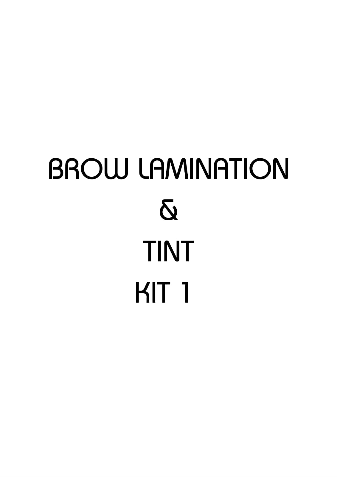 BROW LAMINATION & TINT