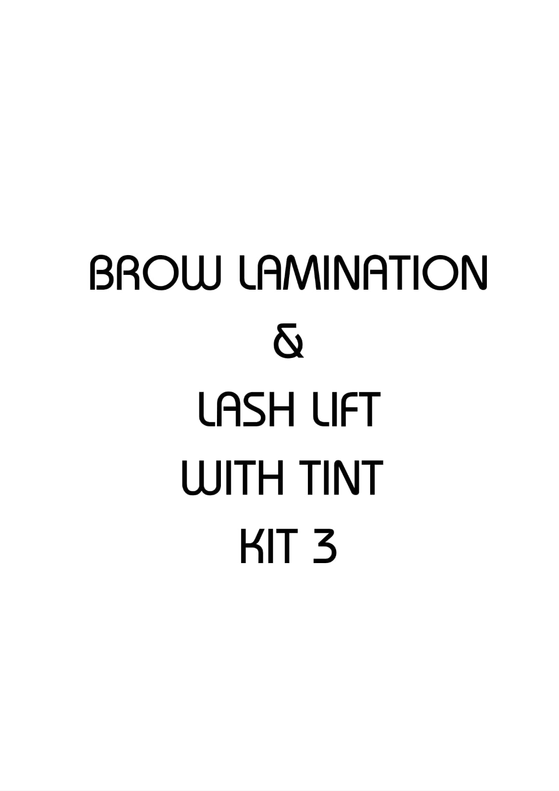 BROW LAMINATION  & LASH LIFT WITH TINT